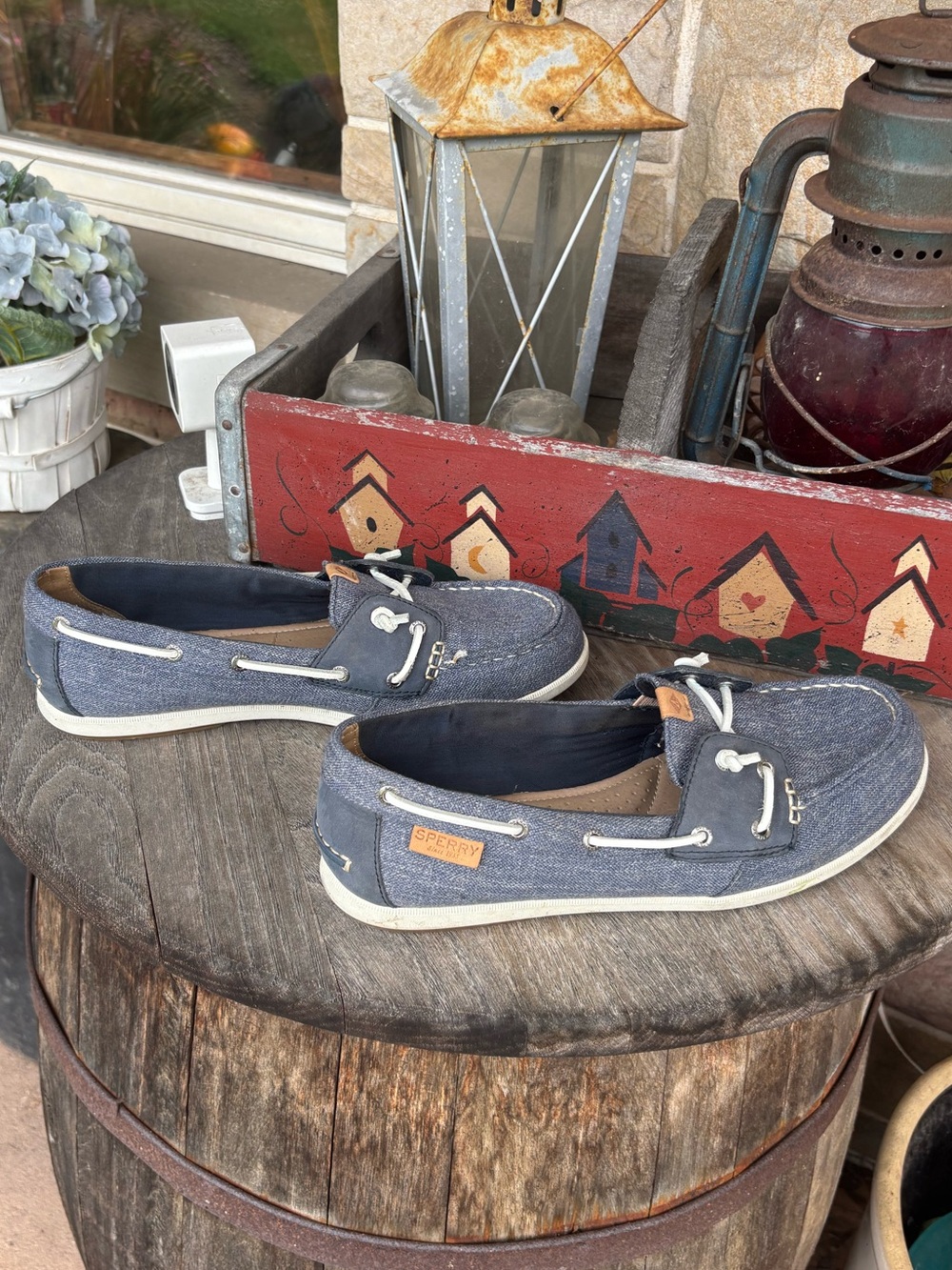 Sperry Two-Eye Fabric Boat Shoe - Picture 5 of 8